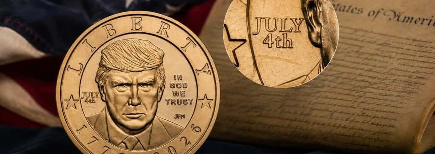 July 4th Privy Trump Dollar Surfaces Ahead of Official U.S. Mint Issue