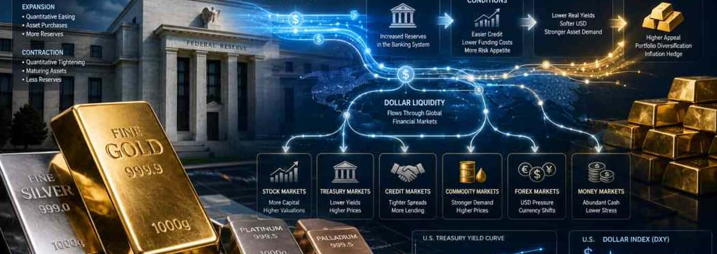 How Dollar Liquidity Conditions Affect Precious Metals Pricing