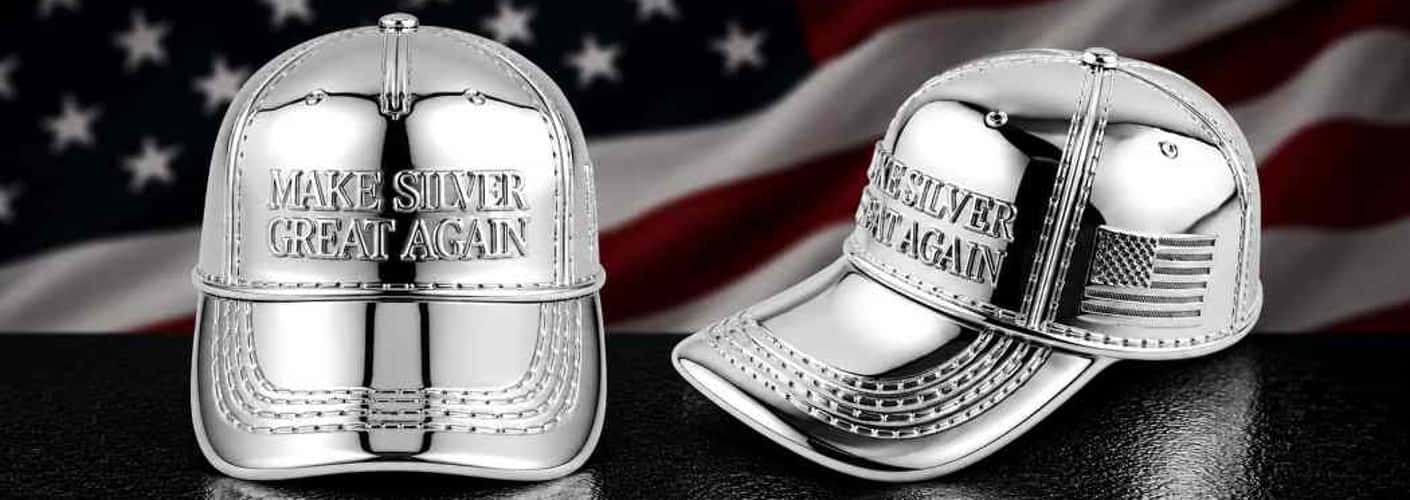 Bullion Exchanges Introduces New 3D Make Silver Great Again Silver Caps