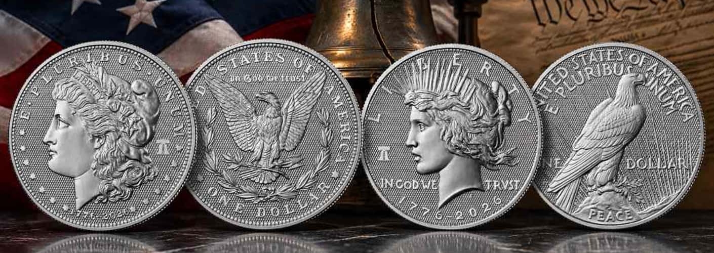 U.S. Mint Reveals 2026 Diamond Field Morgan and Peace Dollars