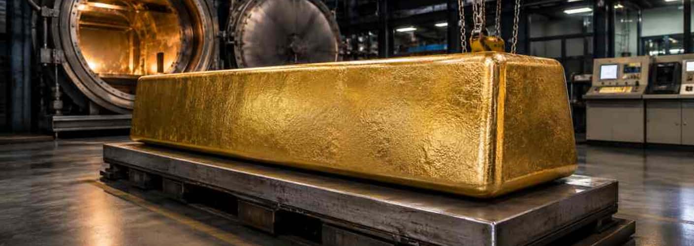 Perth Mint Sets Guinness World Record With World's Largest Gold Bar