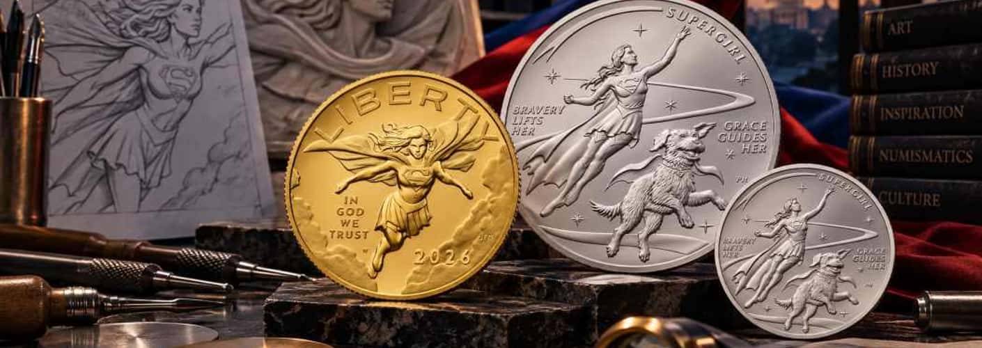 Supergirl Joins the U.S. Mint Comic Art Coin Series