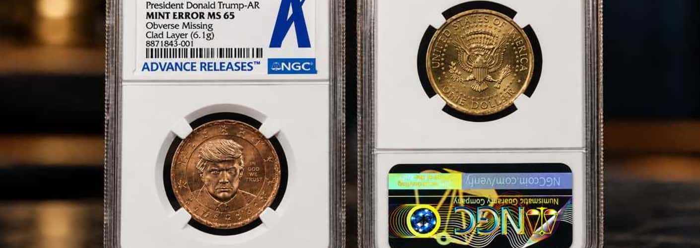 New Trump Dollar Error Reveals Copper Core Beneath Portrait