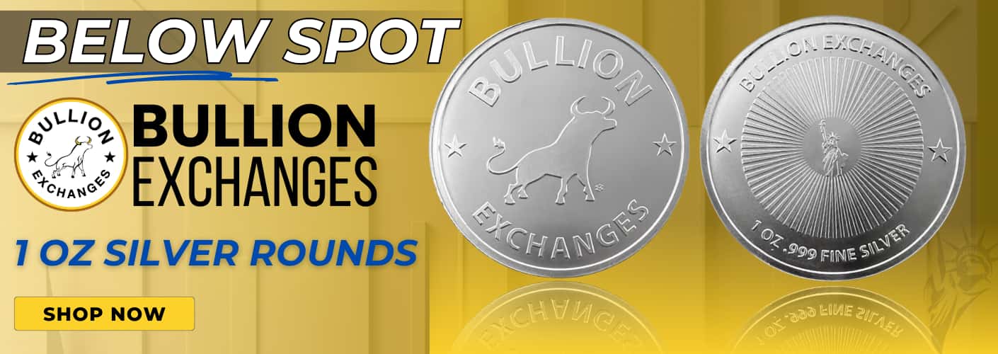 1 oz Bullion Exchanges Silver Round .999 Fine Silver — Bullion Exchanges