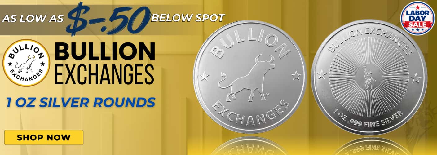 1 oz Bullion Exchanges Silver Round .999 Fine Silver — Bullion Exchanges