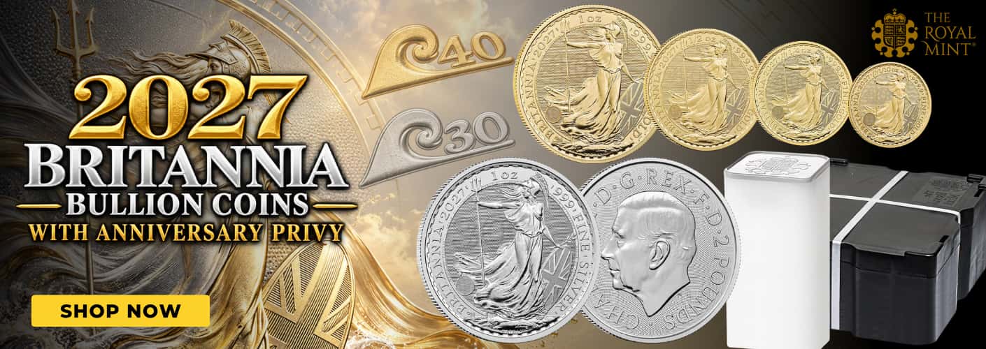 2027 Great Britain Britannia Bullion Coins Anniversary Privy 