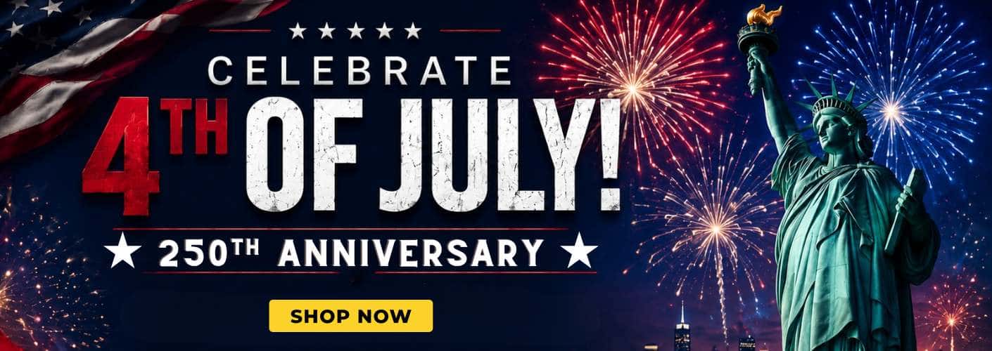 Independence Day Gold and Silver Deals featuring patriotic bullion coins and bars