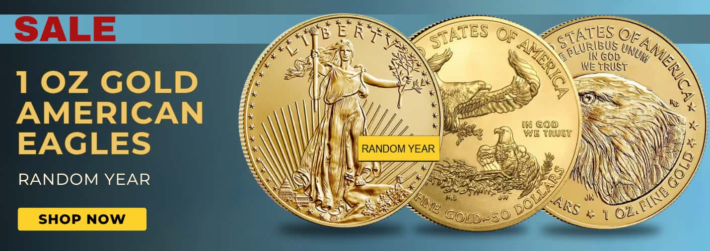 1 oz Gold American Eagle $50 Coin BU Bullion