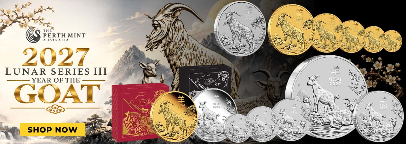 2027 Lunar Goat BU Australian Perth Mint Coins Series III
