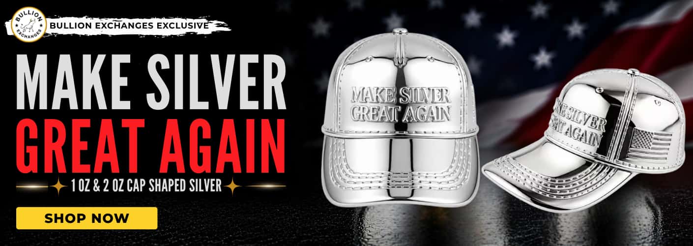 Make Silver Great Again Cap Shaped Silver .999 Fine