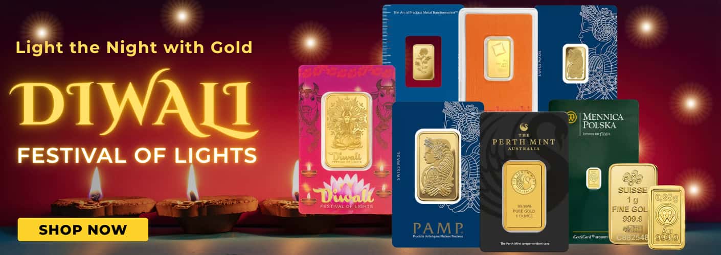 Diwali Deals Gold Bullion Bars