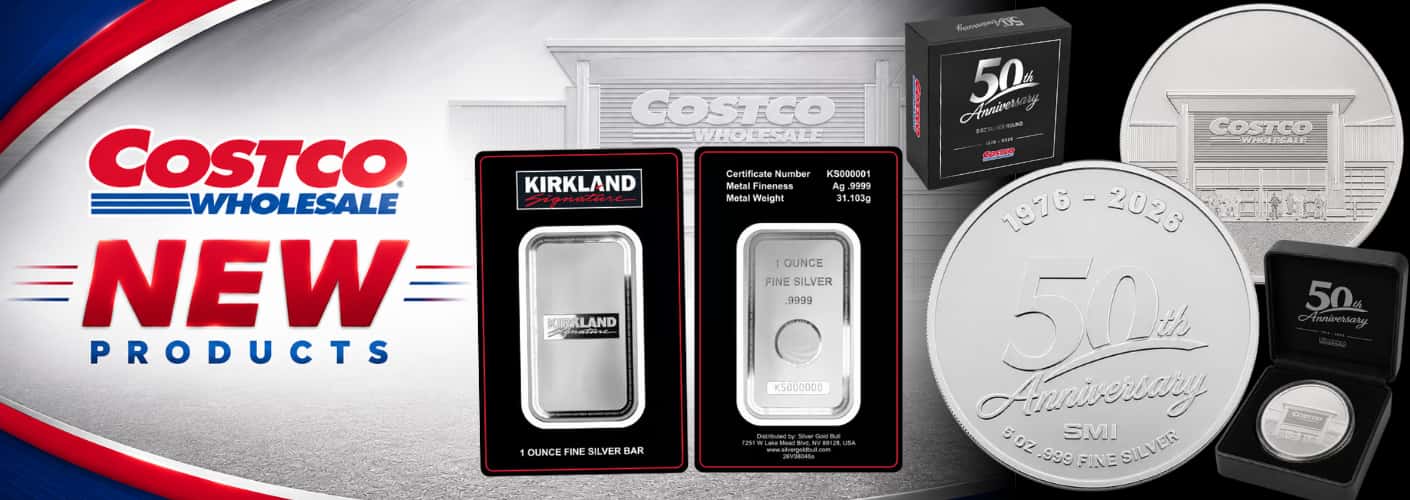 Sunshine Mint Costco Silver Bars and Rounds Bullion