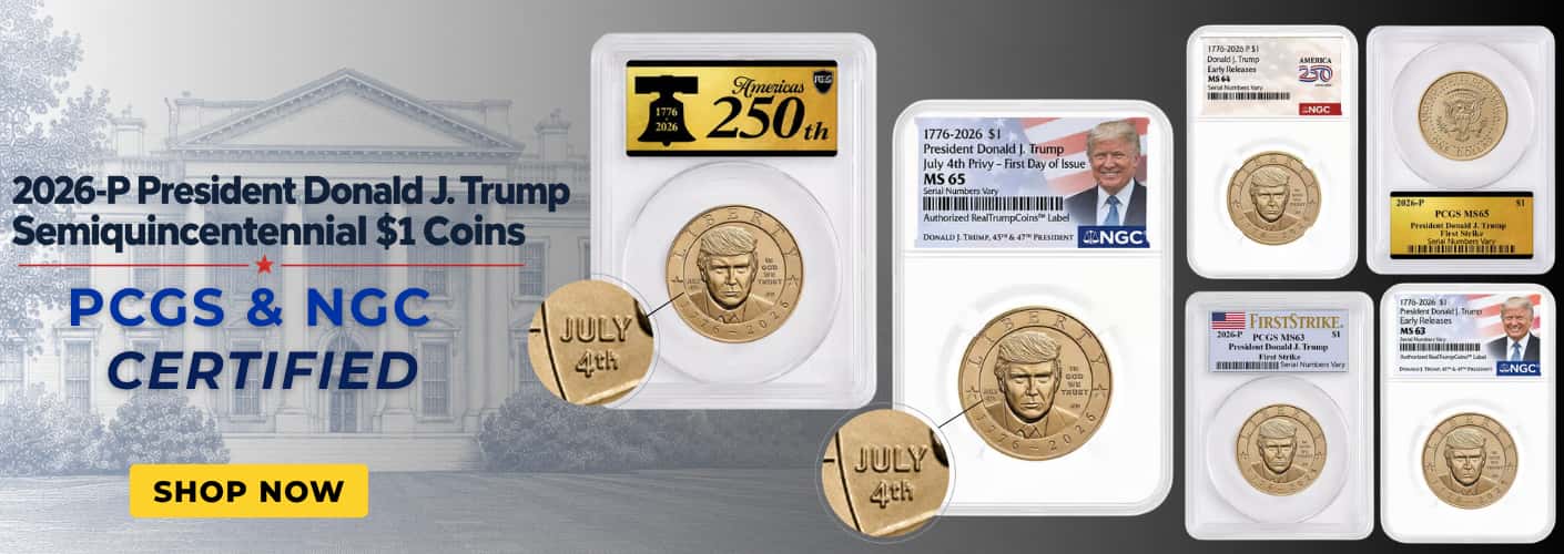 2026-P President Donald J. Trump Semiquincentennial $1 Coin