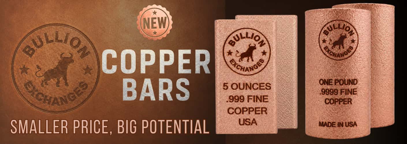 Bullion Copper Bars 