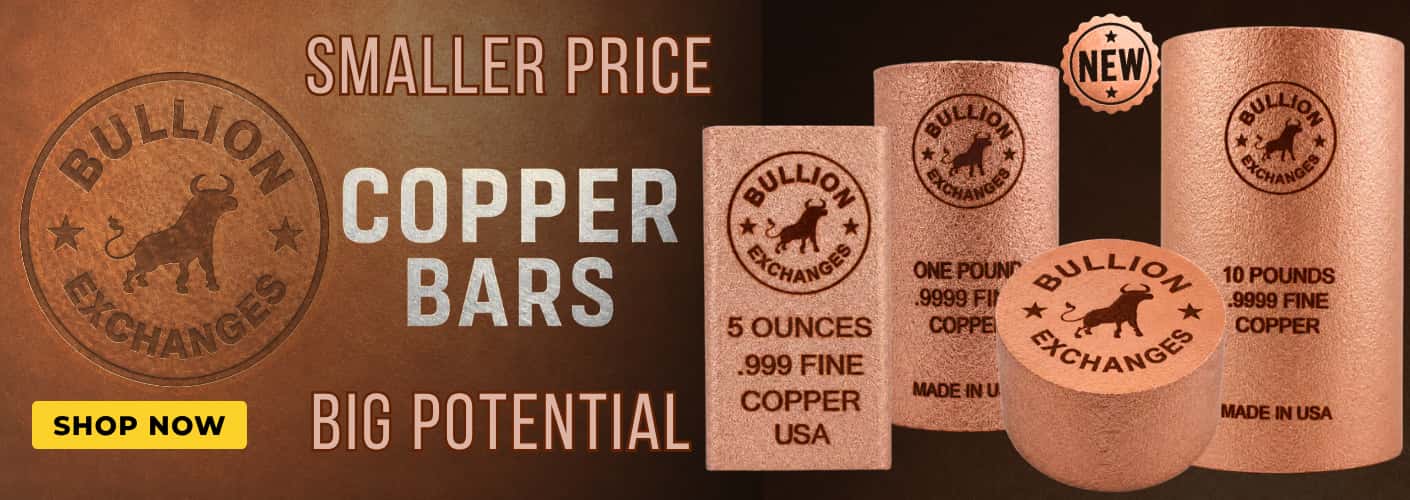 Bullion Copper Bars 