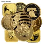 1/10 oz Gold Coin Random Mint .999+ Fine BU/Proof