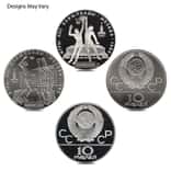 Russian 10 Roubles Silver Coin Varied Condition (Random Design/Year)