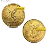 1/4 oz Mexican Gold Onza / Libertad AU/BU (Random Year)