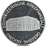0.446 oz Credit Suisse Silver Round 0.925 Fine