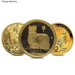 1/2 oz Gold Coin Random Mint .999+ Fine (Scruffy)