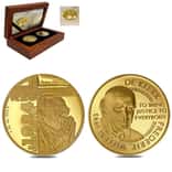 2006 Norway 2 oz Proof Gold Nobel Legends 2-Medal Set (w/Box & COA)