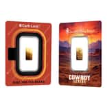 1/100th oz Scottsdale Cowboy Gold Bar .9999 Fine (in Certi-Lock)