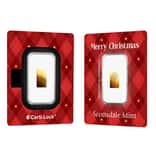1/100th oz Scottsdale Star of Bethlehem Gold Bar .9999 Fine (in Certi-Lock)