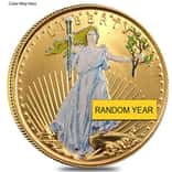 1/10 oz Gold American Eagle $5 Colorized Coin (Random Year)