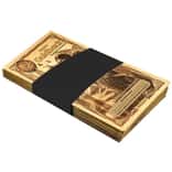 Pack of 100 - 1/2 Idaho Goldback 1/2000 oz 24K Gold Foil Aurum Note