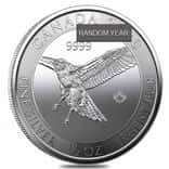 1/2 oz Canada Red-Tailed Hawk Silver Coin BU (Random Year)