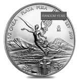 1/2 oz Mexican Silver Libertad Coin .999 Fine BU (Random Year)