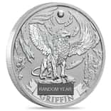 1/2 oz Mythical Creatures Griffin Silver Coin BU Australia Perth Mint (Random Year)