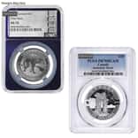 1/2 oz Silver Coin Random Mint NGC/PCGS MS/SP/PF 70 (Random Design/Year)
