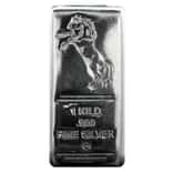 1 Kilo Mustang Silver Cast Bar .999 Fine