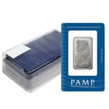 Box of 25 - 1 oz PAMP Suisse Lady Fortuna Platinum Bar .9995 Fine (in Assay)