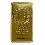 1 oz Vintage Royal Canadian Mint Gold Bar .9999 Fine (Sealed)