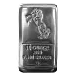 10 oz Mustang Silver Cast Bar .999 Fine