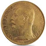 100 Francs Monaco Albert I Gold Coin Ex-Jewelry (1882-1904, Random Year)