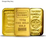 100 Gram Generic Gold Bar .999+ Fine (Secondary Market)