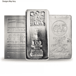 100 oz Generic Silver Bar .999 Fine
