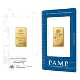 10 Gram PAMP Suisse Rosa Gold Bar .9999 Fine (in Assay)