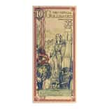10 Nevada Goldback 1/100 oz 24K Gold Foil Aurum Note