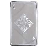 10 oz Ace of Diamonds Silver Bar .999 Fine