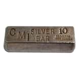 10 oz CMI Hand Poured Silver Bar .999+ Fine