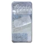10 oz Coors Light Silver Bullet Silver Bar .999 Fine