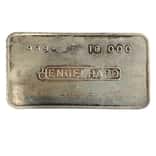 10 oz Engelhard Canada Bull Logo Silver Bar .999+ Fine (2nd Series, Wide Spacing)