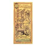 10 Wyoming Goldback 1/100 oz 24K Gold Foil Aurum Note