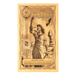 1/4 Utah Goldback 1/4000 oz 24K Gold Foil Aurum Note (New Design)