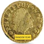 1738-1746 Spain 1/2 Escudo Phillip V Gold Coin Ex-Jewelry (Random Year)