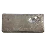 18.4 oz AgNON Vintage Poured Silver Bar .999+ Fine